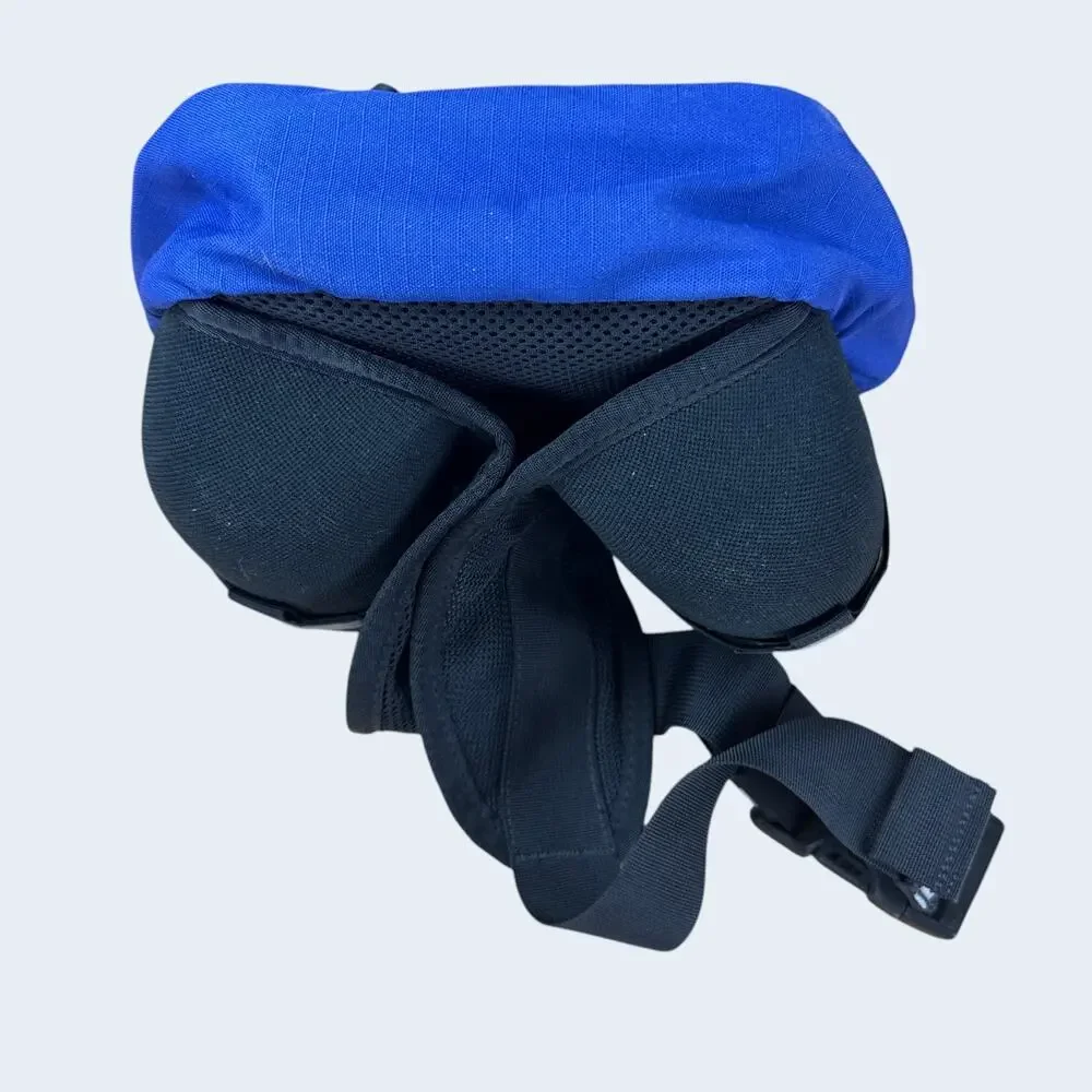 EMS Tailwind Lumbar Padded Waist Fanny Hiking Hydration Bottle Pack Blue VTG